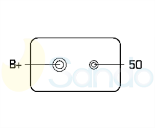 6011609 PLUG PRESTOLITE Type 24V 7,80kW 10T CW 
