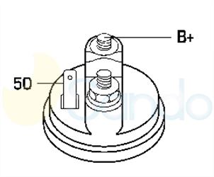 6021638 PLUG LETRIKA Type 24V 3,50kW 9T CW 