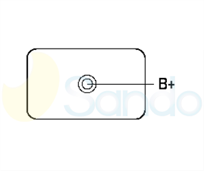 6030156 PLUG MARELLI Type 12V 0,50kW 9T CCW 