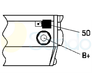 6040135 PLUG DENSO Type 12V 2kW 9T CW 