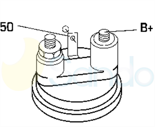 6020119 PLUG HITACHI Type 12V 2kW 9/10T CW 