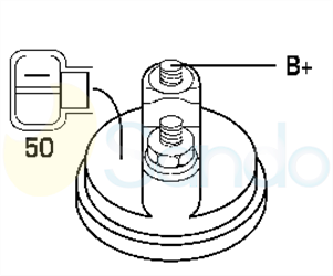 6020116 PLUG HITACHI Type 12V 1,20kW 9T CW 