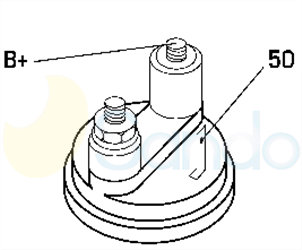 6032157 PLUG MANDO Type 12V 2,30kW 9T CW 