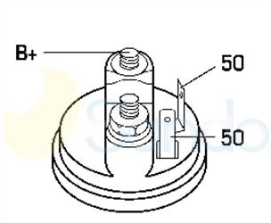 6010242 PLUG BOSCH Type 12V 1,70kW 9T CW 