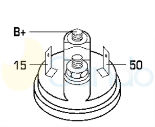 6010121 PLUG BOSCH Type 12V 0,80kW 9T CCW 