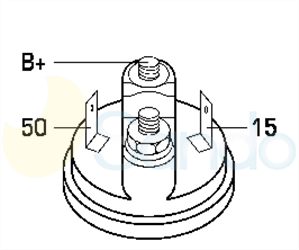 6010106 PLUG BOSCH Type 12V 1,10kW 9T CW 