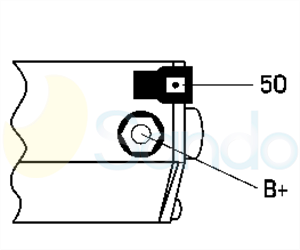 6044104 PLUG DENSO Type 12V 1kW 9T CW 