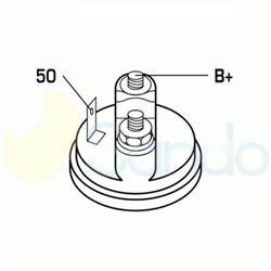 6035242 PLUG MITSUBISHI Type 12V 1,10kW 8T CW 