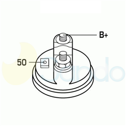 6035633 PLUG MITSUBISHI Type 24V 5,50kW 13T CW 