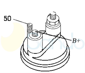 6015203 PLUG VALEO Type 12V 0,80kW 8T CW 
