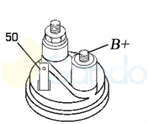 6010288 PLUG BOSCH Type 12V 2kW 9T CW 