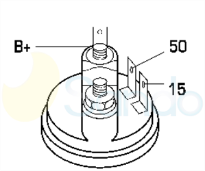 6025104 PLUG LUCAS Type 12V 2,10kW 10T CW 