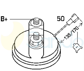 6045103 PLUG NISSAN Type 12V 1,40kW 9T CW 