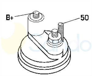 6015254 PLUG VALEO Type 12V 1,30kW 10T CW 