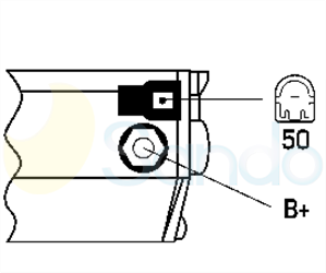 6040341 PLUG DENSO Type 12V 1,20kW 13T CCW 