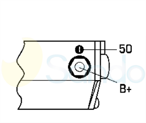 6040223 PLUG DENSO Type 12V 1,40kW 