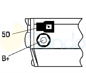6040274 PLUG DENSO Type 12V 1,20kW 9/10/11T CW 