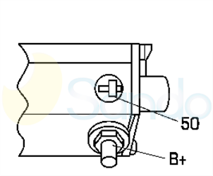 6040172 PLUG DENSO Type 12V 2,50kW 11/13T CW 