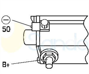 6040124 PLUG DENSO Type 12V 1kW 9T CW 