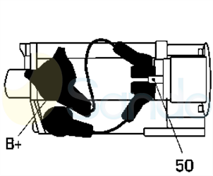 6060636 PLUG DELCO REMY Type 24V 3,90kW 10T CCW 