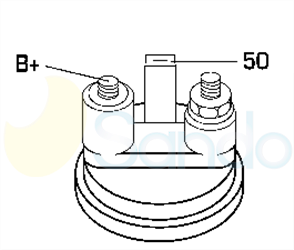 6010555 PLUG BOSCH Type 12V 2kW 9T CW 
