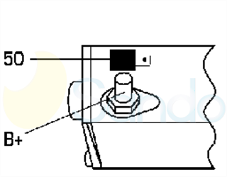 6040163 PLUG DENSO Type 12V 2kW 9T CW 