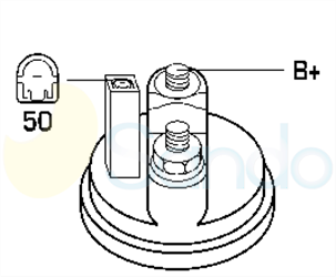 6040303 PLUG DENSO Type 12V 1,60kW 13T CCW 