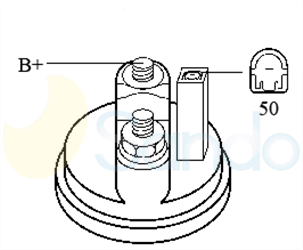 6010264 PLUG BOSCH Type 12V 2,30kW 9T CW 