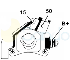 6040386 PLUG DENSO Type 12V 1,80kW 9T CW 