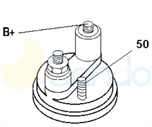 6015261 PLUG VALEO Type 12V 1,10kW 10T CCW 
