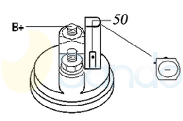 6010495 PLUG BOSCH Type 12V 1,40kW 9T CW 