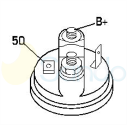 6010786 PLUG BOSCH Type 24V 6,70kW 11T CW 
