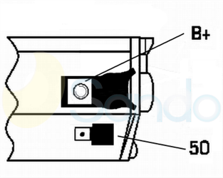 6032111 PLUG MANDO Type 12V 2,20kW 10T CW 