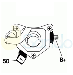 6040281 PLUG DENSO Type 12V 1,40kW 13T CCW 