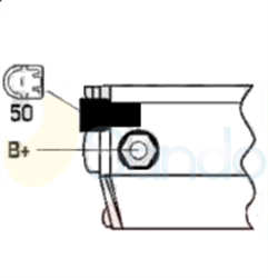 6044116 PLUG DENSO Type 12V 1,20kW 9T CW 