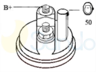 6010312 PLUG BOSCH Type 12V 1,10kW 8T CW 