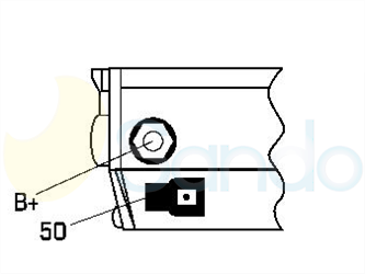 6040229 PLUG DENSO Type 12V 2,20kW 9T CW 