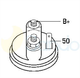 6015178 PLUG VALEO Type 12V 1kW 13T CCW 