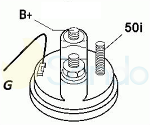 6035641 PLUG MITSUBISHI Type 24V 7kW 12T CW 