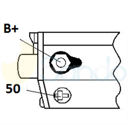 6040612 PLUG DENSO Type 24V 7,50kW 