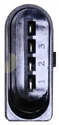 SWS15134 PLUG VALEO Type FRONT LEFT